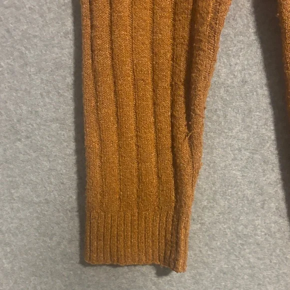 Jolie & Joy Cozy Open Front Oversized Ribbed Drop Sleeve Cardigan M Camel - Picture 7 of 12